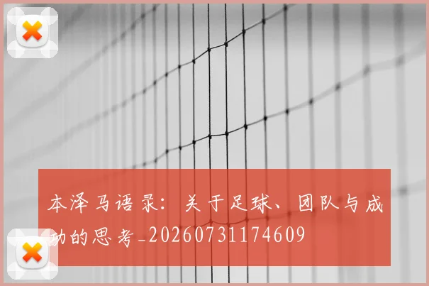 本泽马语录：关于足球、团队与成功的思考_20260731174609